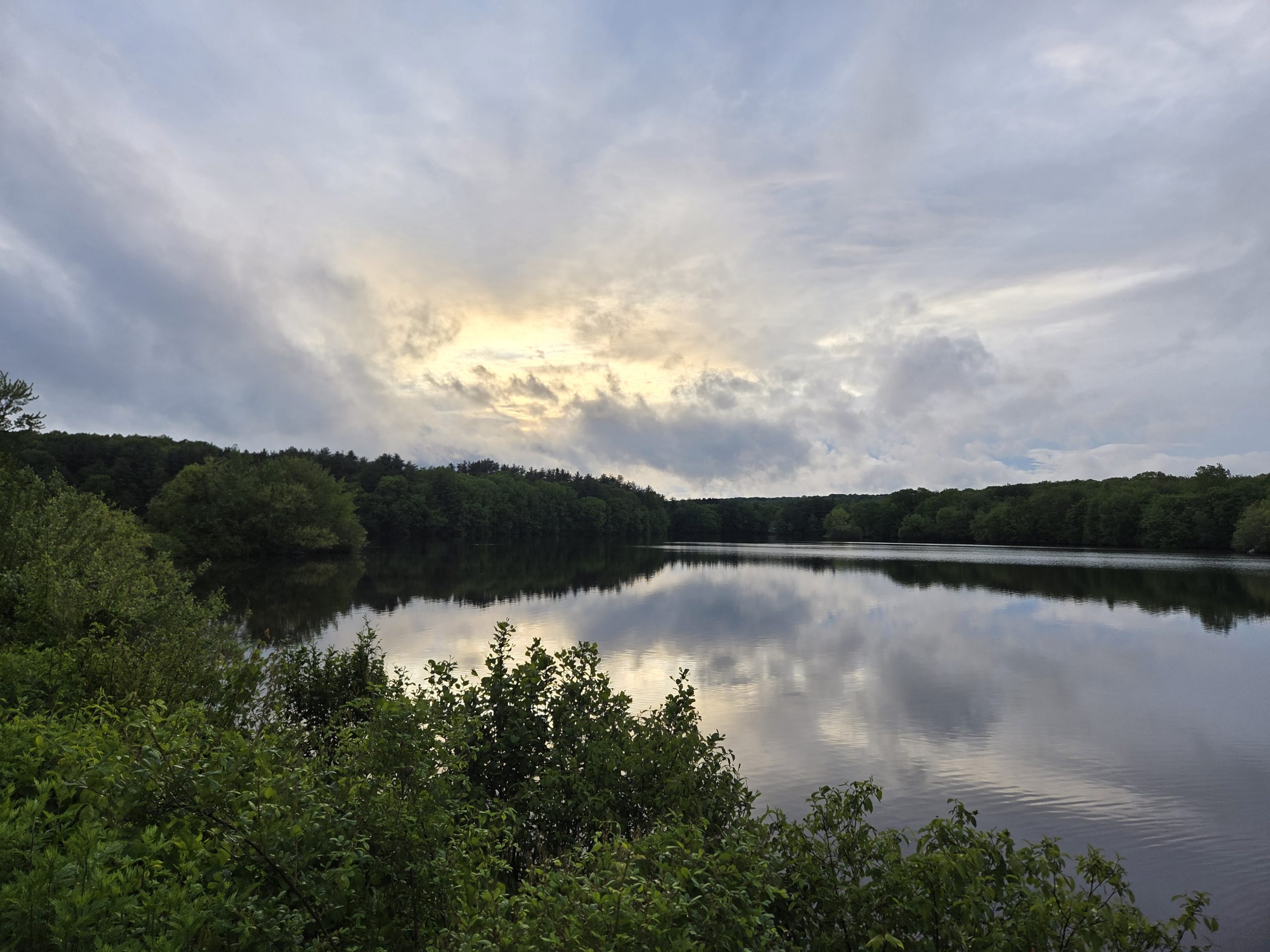 Sunset at the lake