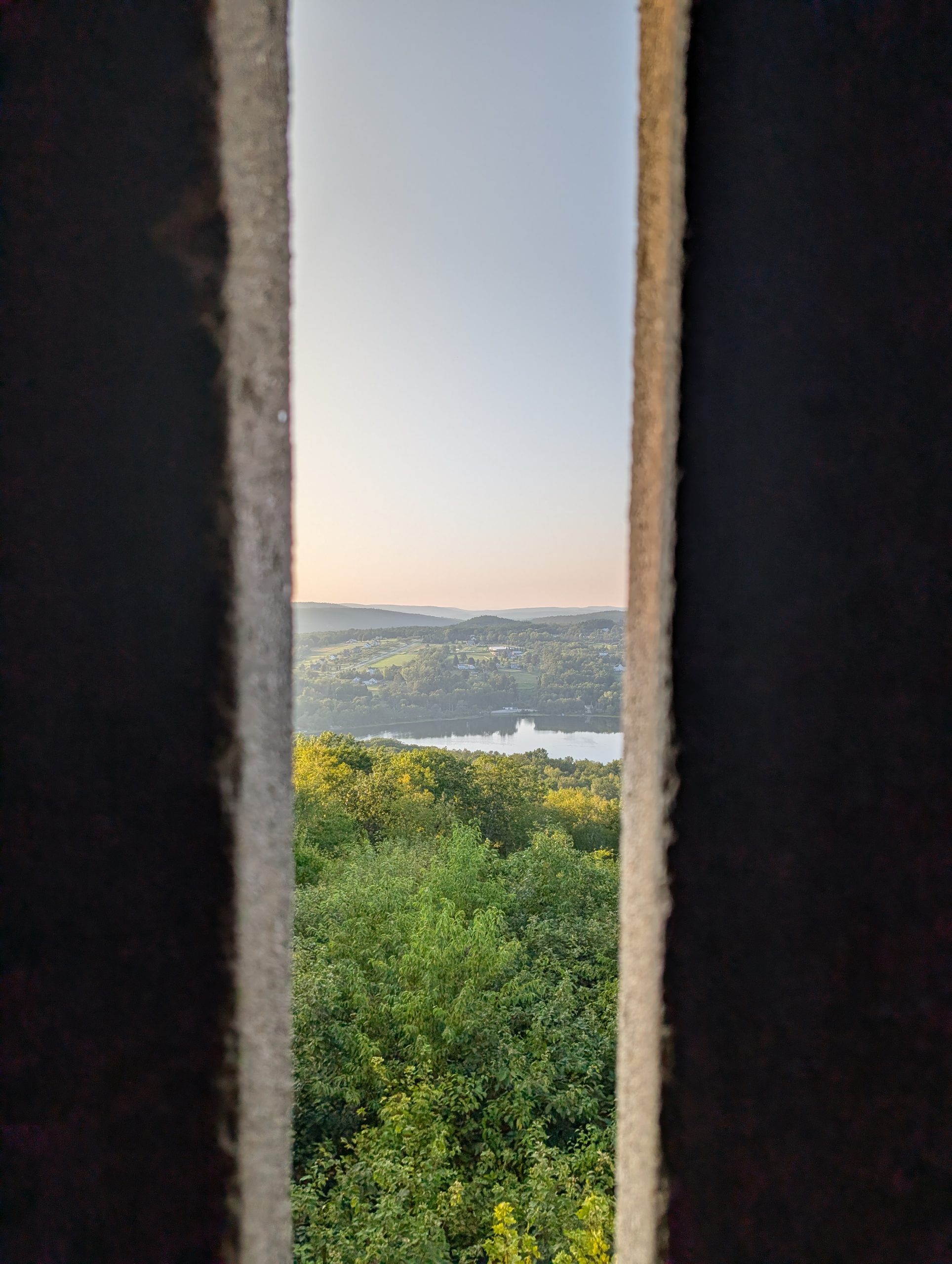 View from a tower window.