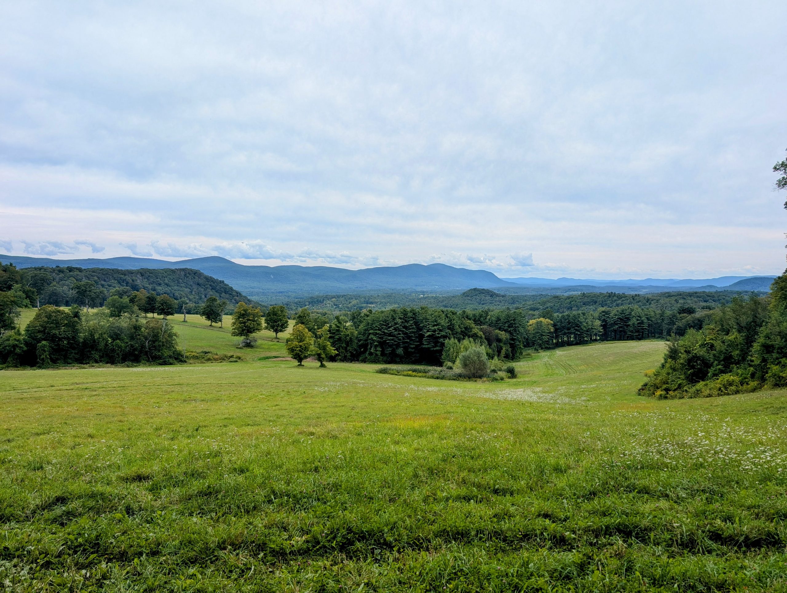 View of the valley along the Appalachian trail past Mt. Prospect.