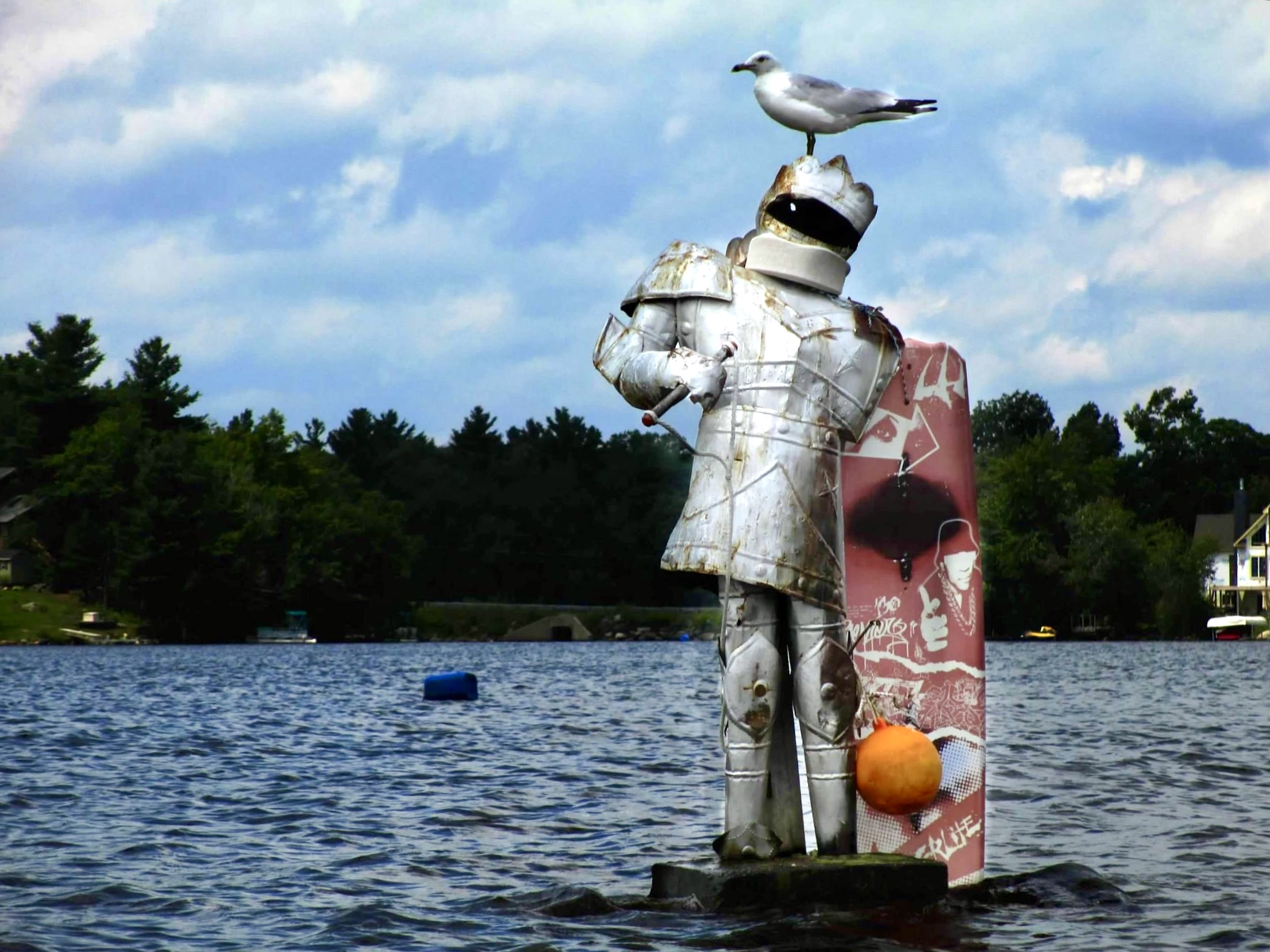 Guardian of the rocks had a visitor today